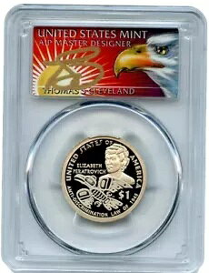 2020-S $1 サカガウィア エリザベス PCGS PF70DCAM FS トーマス クリーブランド イーグル コイン。