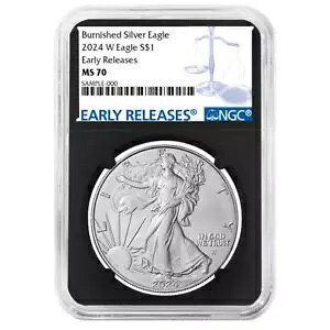 2024-W o[jbV $1 AJ Vo[ C[O NGC MS70 ER u[ x g RA