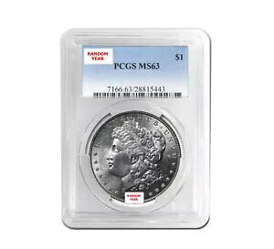 1878-1904 ���[�K�� �V���o�[ �_���[ MS63 - ���I�ɃO���[�f�B���O���ꂽ PCGS
