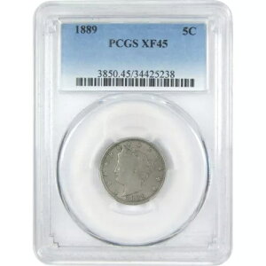 1889 oeB wbh V jbP XF 45 PCGS 5c RC SKU:I15379