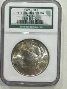 MS63 1923 s[X _[ rjI Vo[ z[h - NGC - ʐ^̃RC