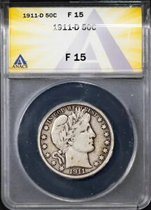 1911-D �V���o�[ 50c �o�[�o�[ �n�[�t�_���[ F-15 ANACS # 7668917 + �{�[�i�X
