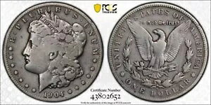 1904-S PCGS VG 詳細 |シルバー モルガン ダラー - 1 米国ドル コイン #34654A