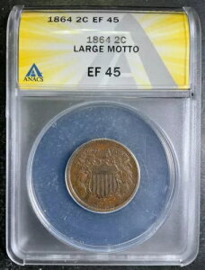 ANACS XF45 1864 2Zgs[X 2c GXe[gtbVF^CvRC A6