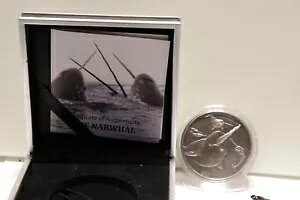 NARWHAL ���j�R�[�� �V�[ �n�C�����[�t �V���o�[ �R�C�� 5$ �N�b�N���� 2015 �A���e�B�[�N