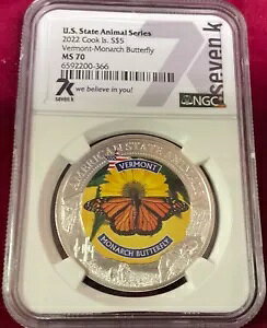 �N�b�N���� 2022 �B�����V���[�Y �o�[�����g NGC MS70 7K �������x��