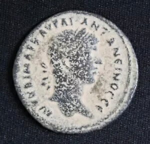 コンマゲネ ELAGABALUS AE の ZEUGMA 古代青銅神殿 希少なレアコイン 218 AD