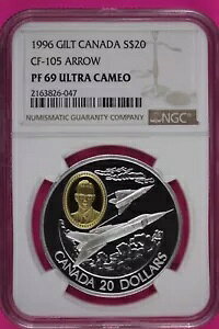 1996 PF 69 �E���g�� �J���I �J�i�_�q��V���[�Y CF-105 �A���[ $20 NGC �X���u 1070