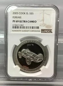 2005 �N�b�N�A�C�����h �V���o�[ �t�F���[�� $5 - NGC - PF 69 �E���g�� �J���I
