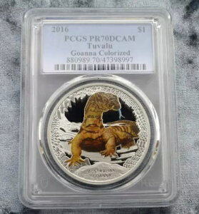 2016 PCGS PR 70 D-Cam �I�[�X�g�����A�� �S�A���i 1�I���X 0.999 �V���o�[ �J���[�Y �c�o�� �h��