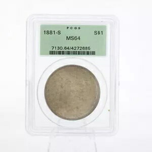 1881-S $1 K TtVXR PCGS MS64 P[X