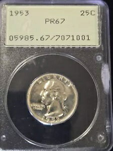 1953 P PR67 Vg NH[^[ O[h PCGS 25C Vo[  OGH g[ 