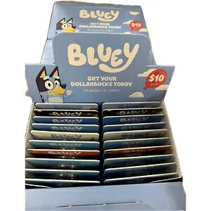 2024 �u���[�C $1 �v���C�x�[�g�J�[�h�R�C�� 10 �R�C���Z�b�g UNC �ƃJ���[ Bluey �R�C�� UNC