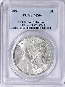 1887 [K Vo[ _[ PCGS MS-64 }N[ RNV II RC