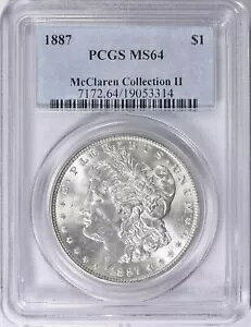 1887 [K Vo[ _[ PCGS MS-64 }N[ RNV II RC