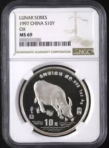 NGC MS69 1997  40mm 10 OX   1997 OX  1IX
