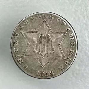 1858 �X���[ �Z���g �V���o�[ �g���C�� ���ɏ㎿�� XF+ ��Ԃ̑f���炵���R�C���ł��B