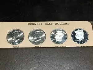 2012 Kennedy Half PDSS �Z�b�g wClad & Silver Proofs (�R�C���t���b�v)