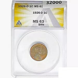 1926-D EB[g Zg RC ANACS MS63 BRN