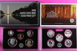 Gem 2020 S �V���o�[ �v���[�t �Z�b�g �ʐ^�̐��m�ȃR�C�� �~���g �{�b�N�X & COA �j�b�P�� 7065