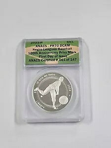 2022 P �j�O�� ���[�O �x�[�X�{�[�� 100 ���N�L�O �v�����B �}�[�N FDI PR70 DCAM ANACS