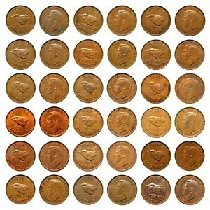 One 1 Farthing King George VI - p{̃RC 18 Zbg ????