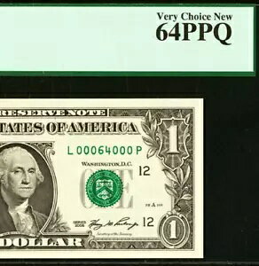 2006 �N $1 �A�M������s�� PCGS 64PPQ �o�[�X�f�[ ���[ �V���A���ԍ� 00064000