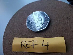 2023 �A�g�����e�B�b�N �T�[���� 50p 50 �y���X �R�C�� �v���C�x�[�g �}�[�N�Ȃ� - 200,000 �̂ݒ��� r4