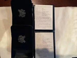 2007-W �v���[�t �A�����J�� �V���o�[ �C�[�O�� �h�� $1 �{�b�N�X & COA �č������ǒn�� OGP x 2