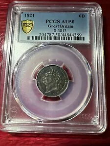1821NCMX 6yX PCGS AU 50