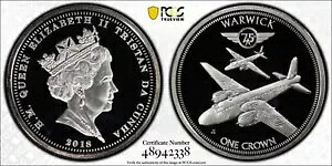 2018 �g���X�^�� �_ �N�[�j�� ���� �N���E�� ���[�E�B�b�N WW2 �C�M���X��R�����@ -PCGS PR69 DCAM