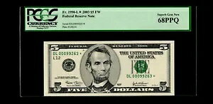 STAR 2003 $5 AMs PCGS SUPERB GEM 68 PPQ