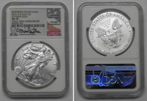 2016 W o[jbV AJ Vo[ C[O - NGC MS 70 }CN LbX TC #3022