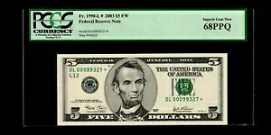 STAR 2003 $5 AMs PCGS SUPERB GEM 68 PPQ