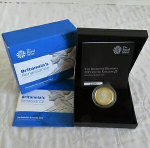 UK 2015 THE DEFINITIVE BRITANNIA PIEDFORT ?2 �V���o�[�v���[�t - �{�b�N�X/�R�A/�A�E�^�[