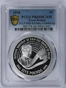 1998N CMX `[Ycq̒a Vo[ 5|h - PCGS PR69DCAM