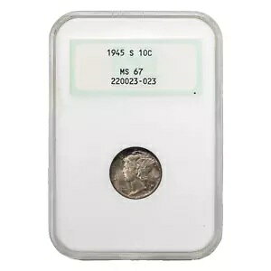 č 1945-S 10 Zg }[L[ _C - NGC MS-67