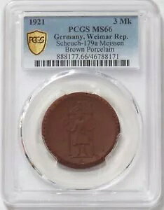 1921N hCc 3 }N C}[a 197a }CZ NOTGELD PCGS MS 66