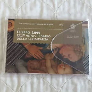 サンマリノ 2019 FILIPPO LIPPI 未流通品 2 ユーロ、ミントシールパック