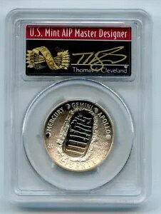 2019 S 50C アポロ 11 号記念 PCGS PR70DCAM トーマス クリーブランド アローズ