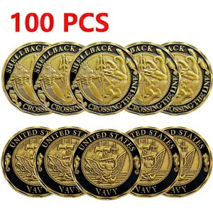 アメリカ海軍シェルバック一線を越えたセーラー記念チャレンジコイン100枚