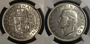 j[W[h 1943 n[t NE 1/2 Cr KM# 11 NGC AU58 aUNC #2276