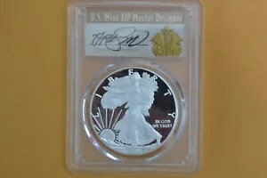 2018 W 1オンス シルバー イーグル PCGS PR70 DCAM FDI トーマス クリーブランド - スポッテッド