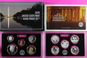 Gem 2020 S �V���o�[ �v���[�t �Z�b�g �ʐ^�̐��m�ȃR�C�� �~���g �{�b�N�X & COA �j�b�P�� 7070