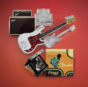 2023 ソロモン アイランド フェンダー ダイナミック デュオ ベースおよびベースマン アンプ 2オンス シルバー セット#7321