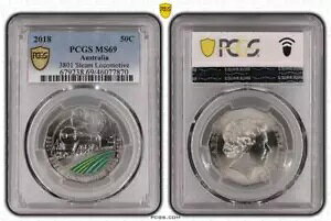 I[XgA 2018 3801 C@֎ 50c RC PCGS MS69 #7870