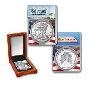 2021 W T-2 ANACS PR 70 DCAM ADVANCE RELEASE �ŏ��� ADVANCE �ł��邱�Ƃ��ؖ�