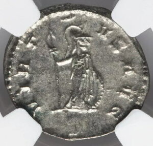 NGC MS �N���E�f�B�E�X II 268-270 AD ���[�}�鍑�f�i���E�X�R�C���A�ΐ��A�X�s�A�V�[���h�t��