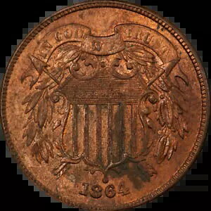 1864 2 �Z���g �s�[�X Executive Coin Company �̂��������i