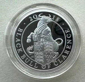 �C�M���X UK 2018 Queen's Beast Black Bull �N�������X��� 1�I���X COA�t��